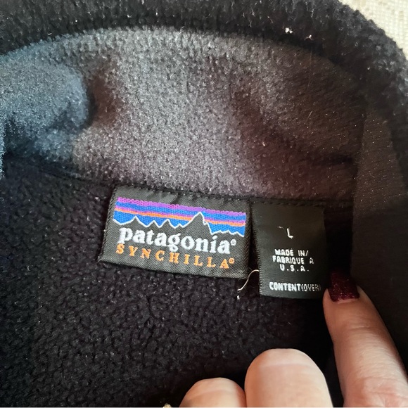 VTG Patagonia Synchilla men’s fleece zip vest - Picture 2 of 11